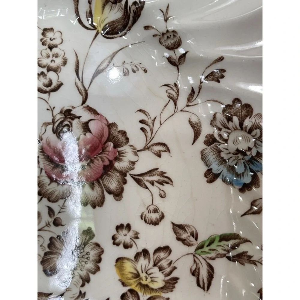 Vintage Johnson Brothers Staffordshire Bouquet 6 Piece Setting England IRONSTONE